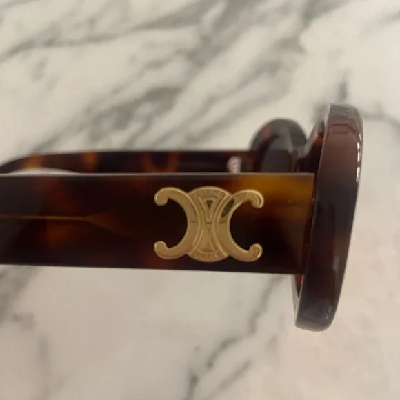 Celine Oval Triomphe Sunglasses - Picture 2 of 7